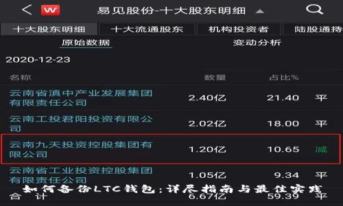 如何备份LTC钱包:详尽指南与最佳实践